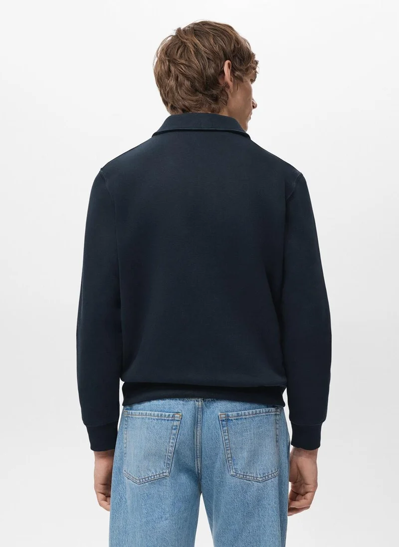 مانجو مان Regular-fit polo sweatshirt